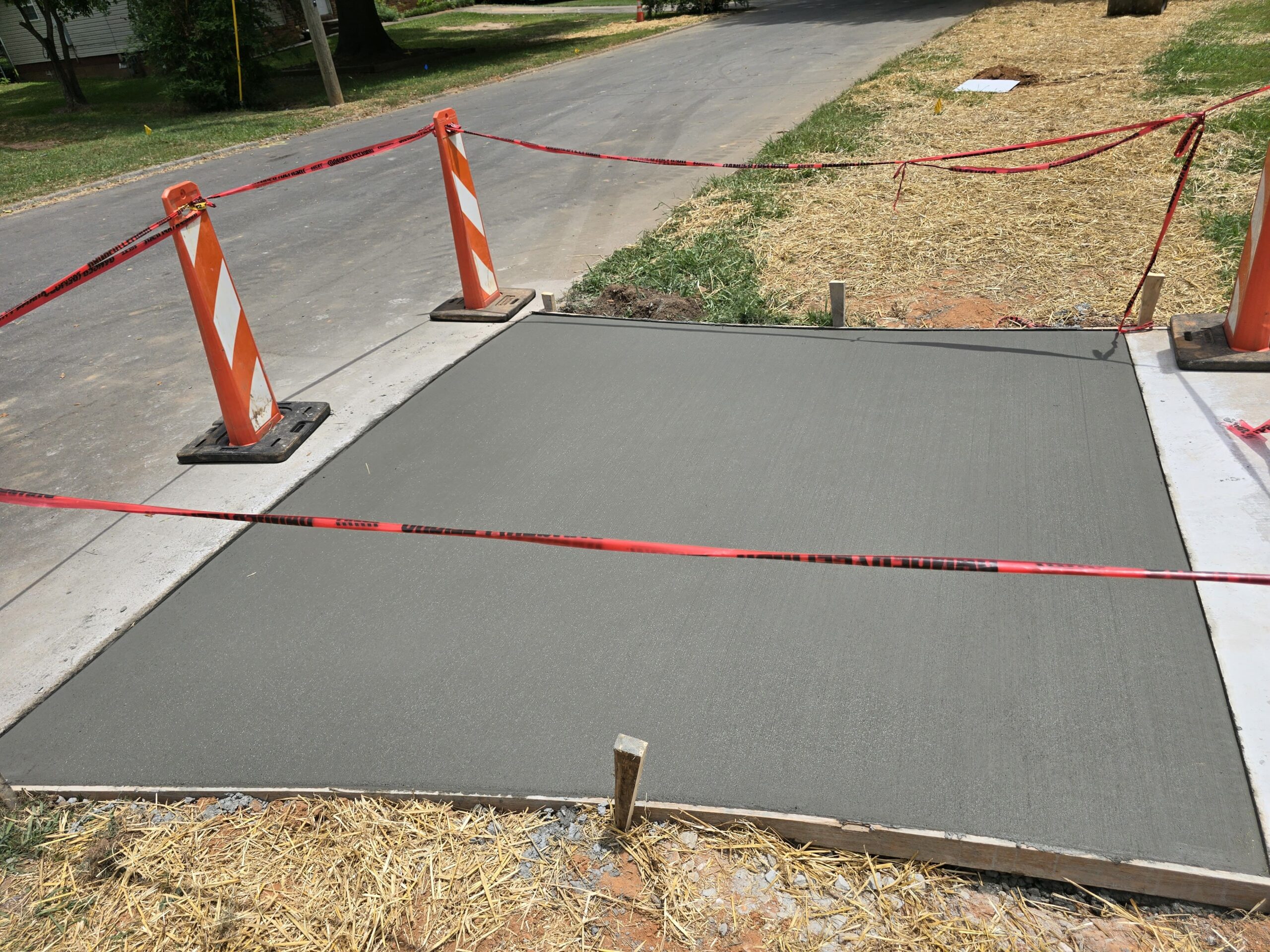 Residential concrete repair project