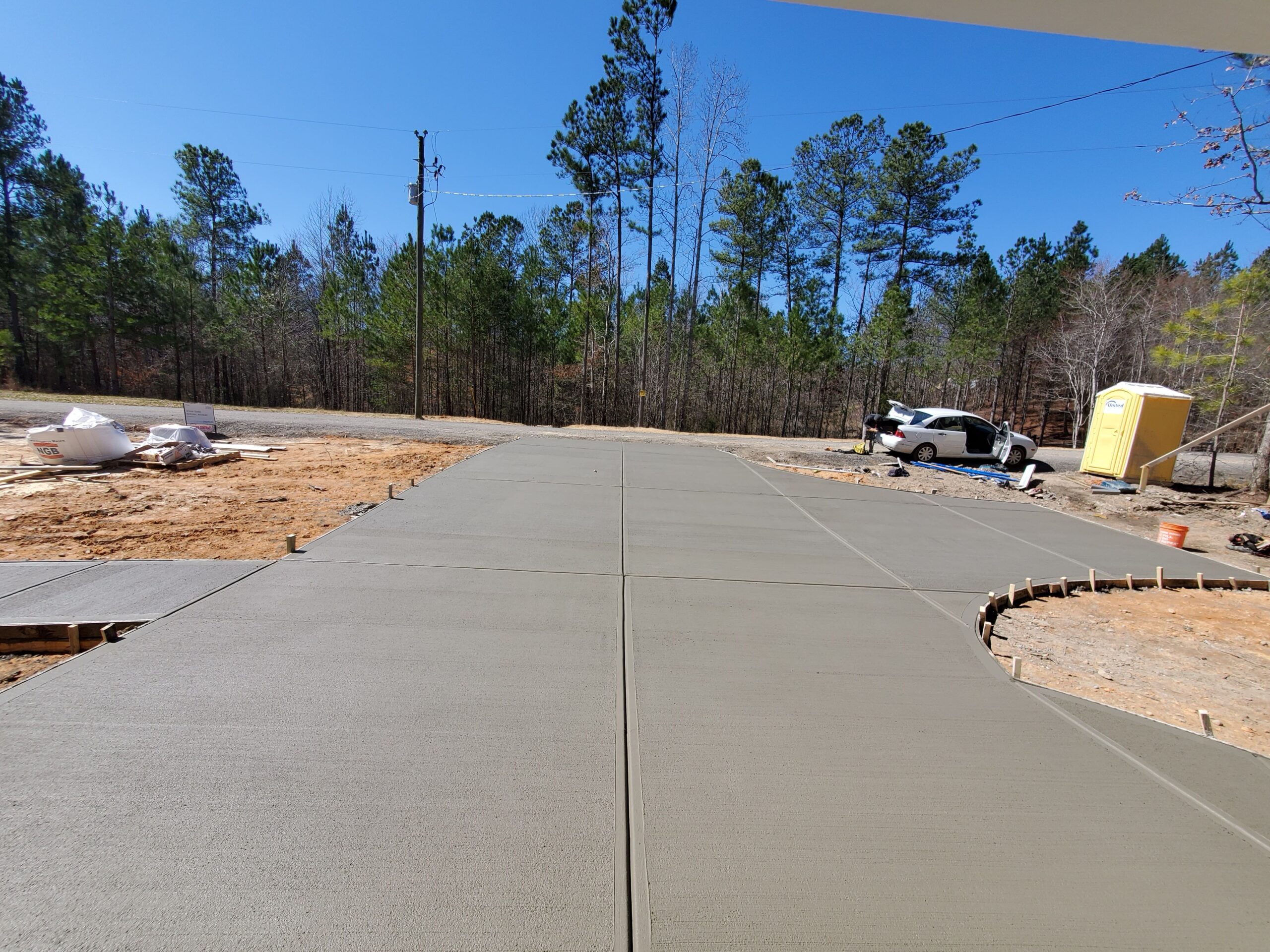 Concrete project near Dalton Georgia