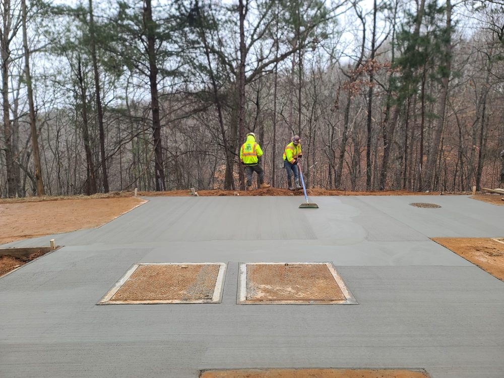 Commercial concrete property project