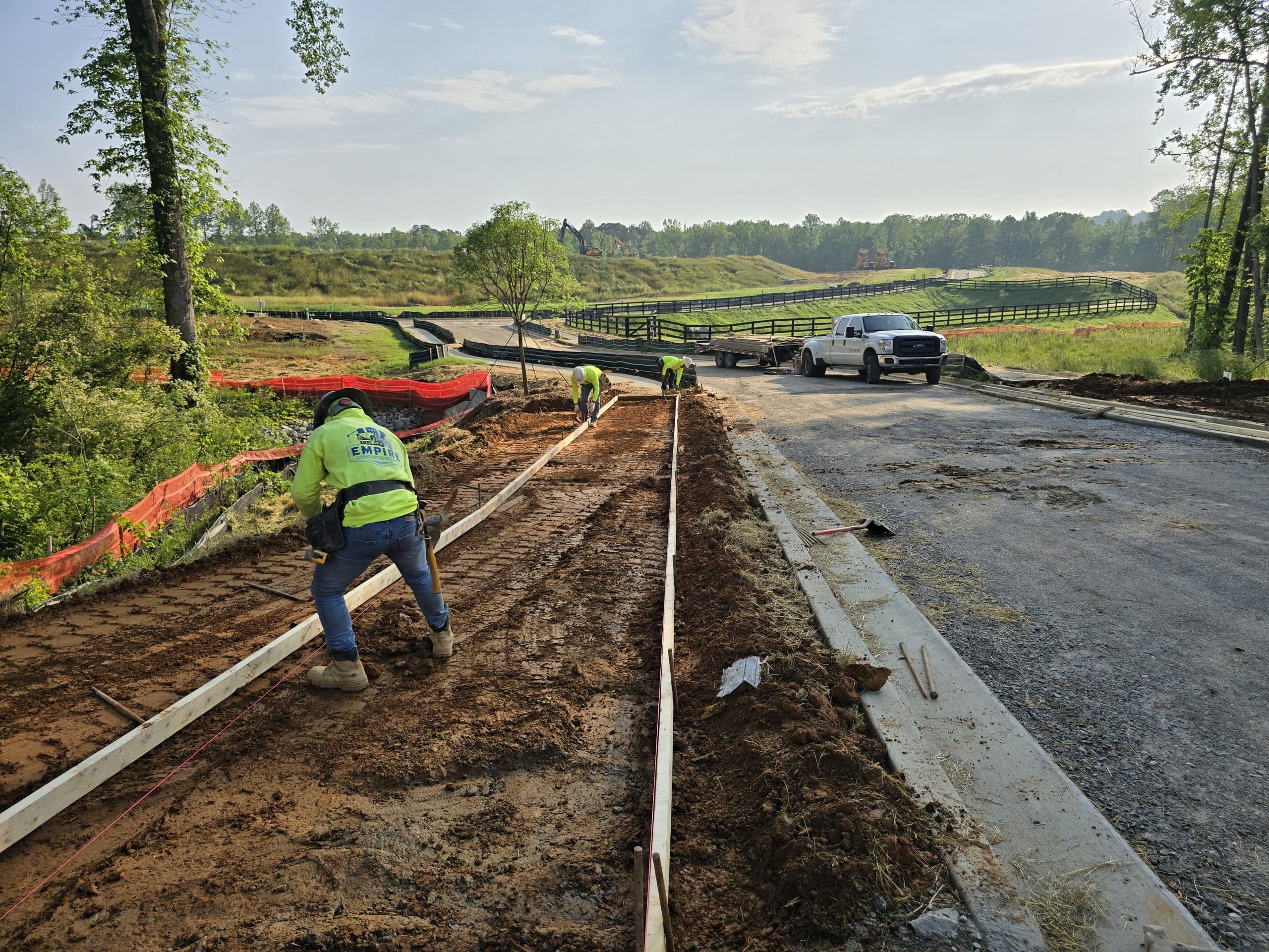 Commercial concrete project