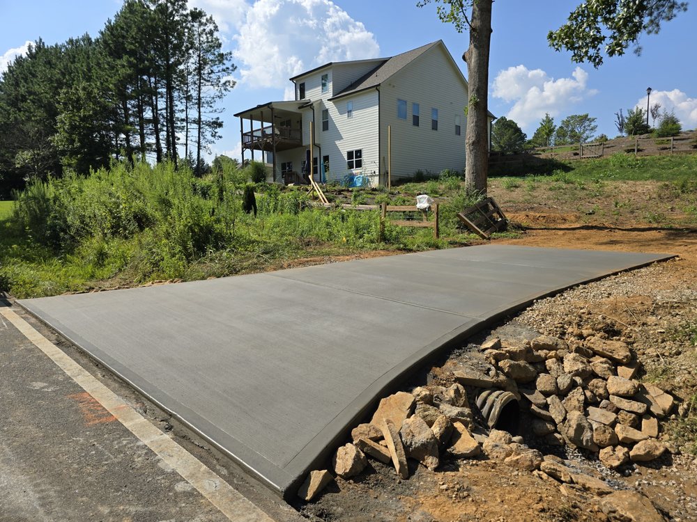 Concrete construction project in Alpharetta Georgia