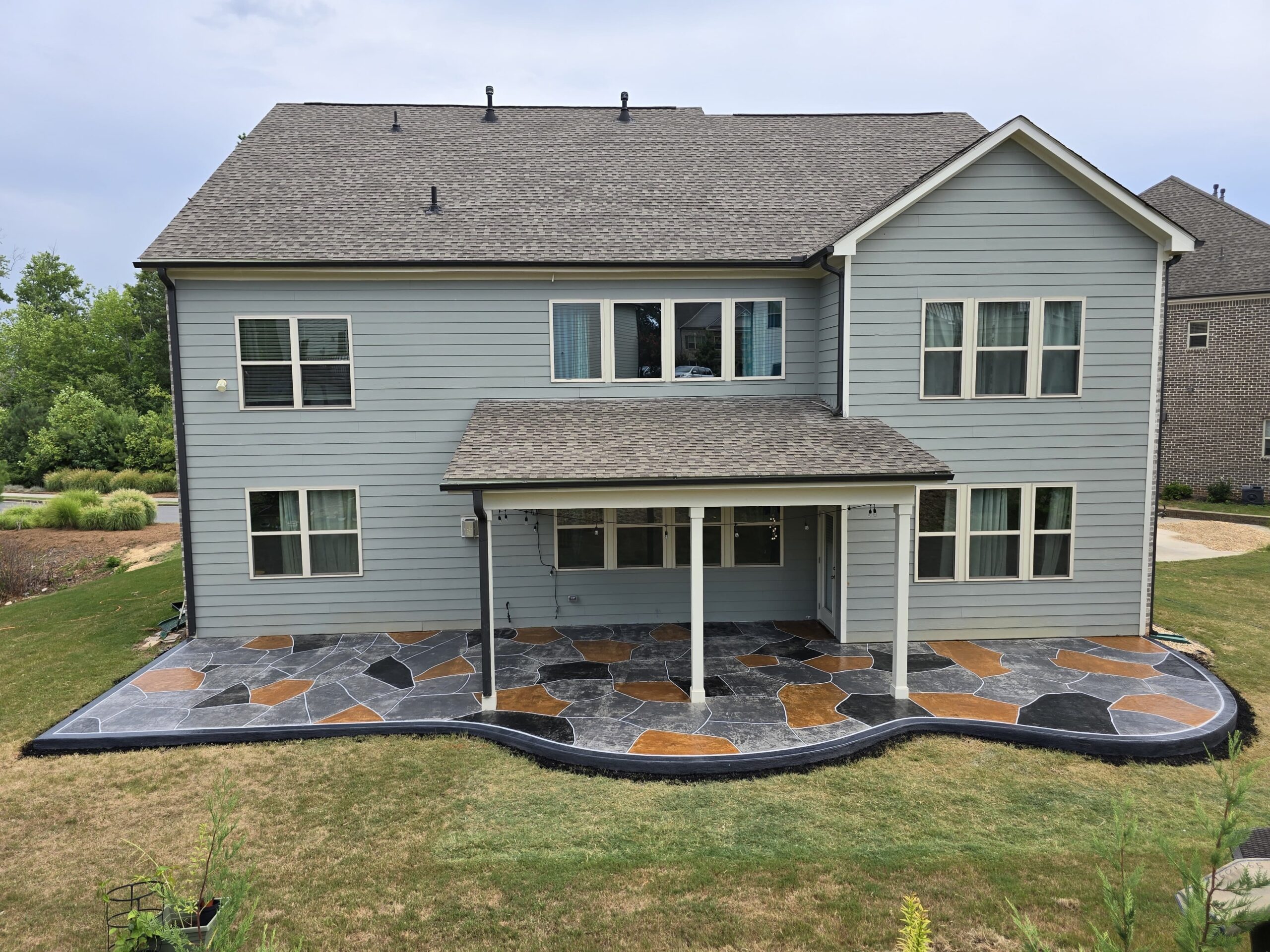 Decorative residential concrete project
