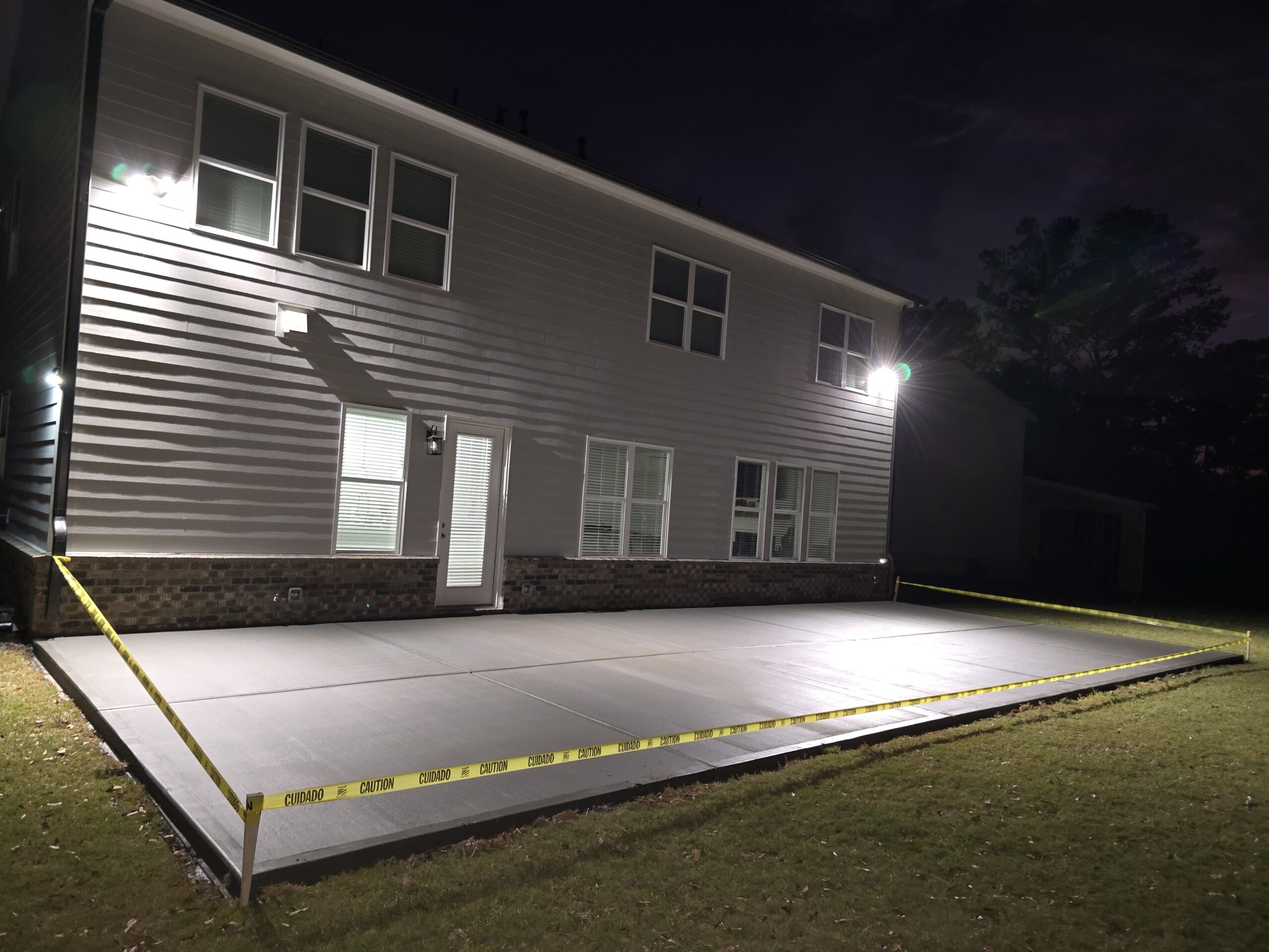 Residential concrete sealing project