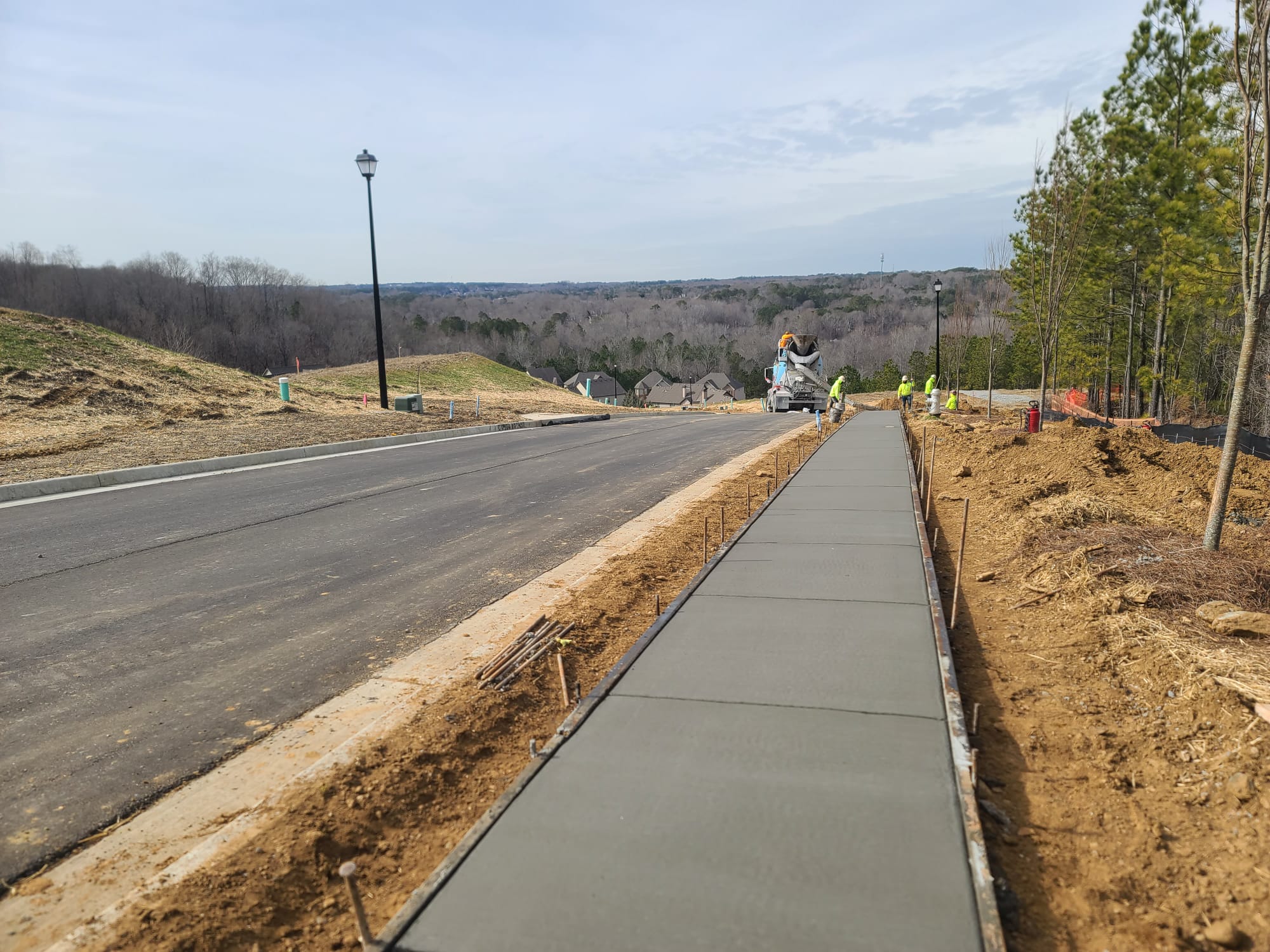 Commercial site and concrete access project