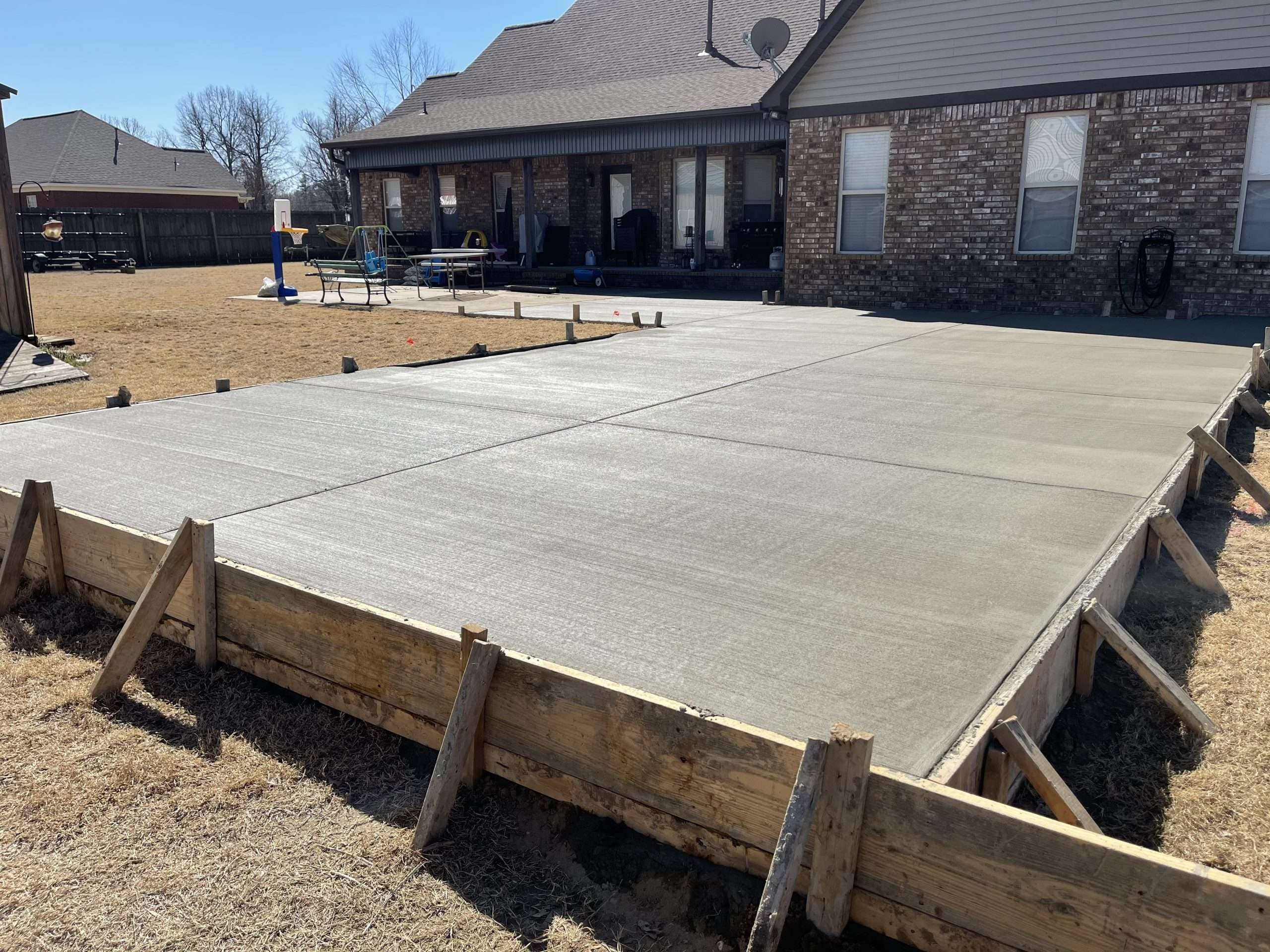 Concrete construction project in Ball Ground Georgia