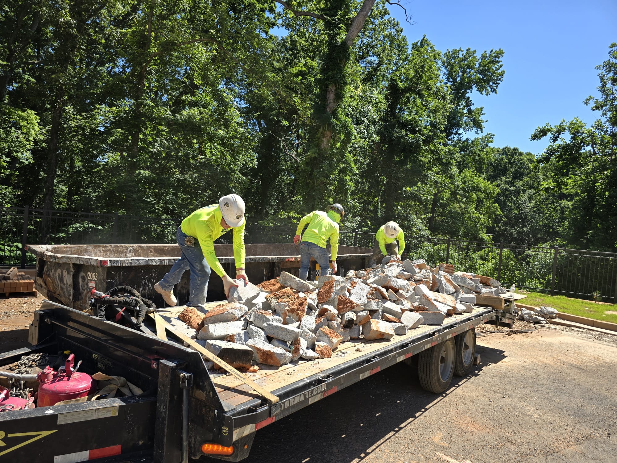 Commercial concrete property project