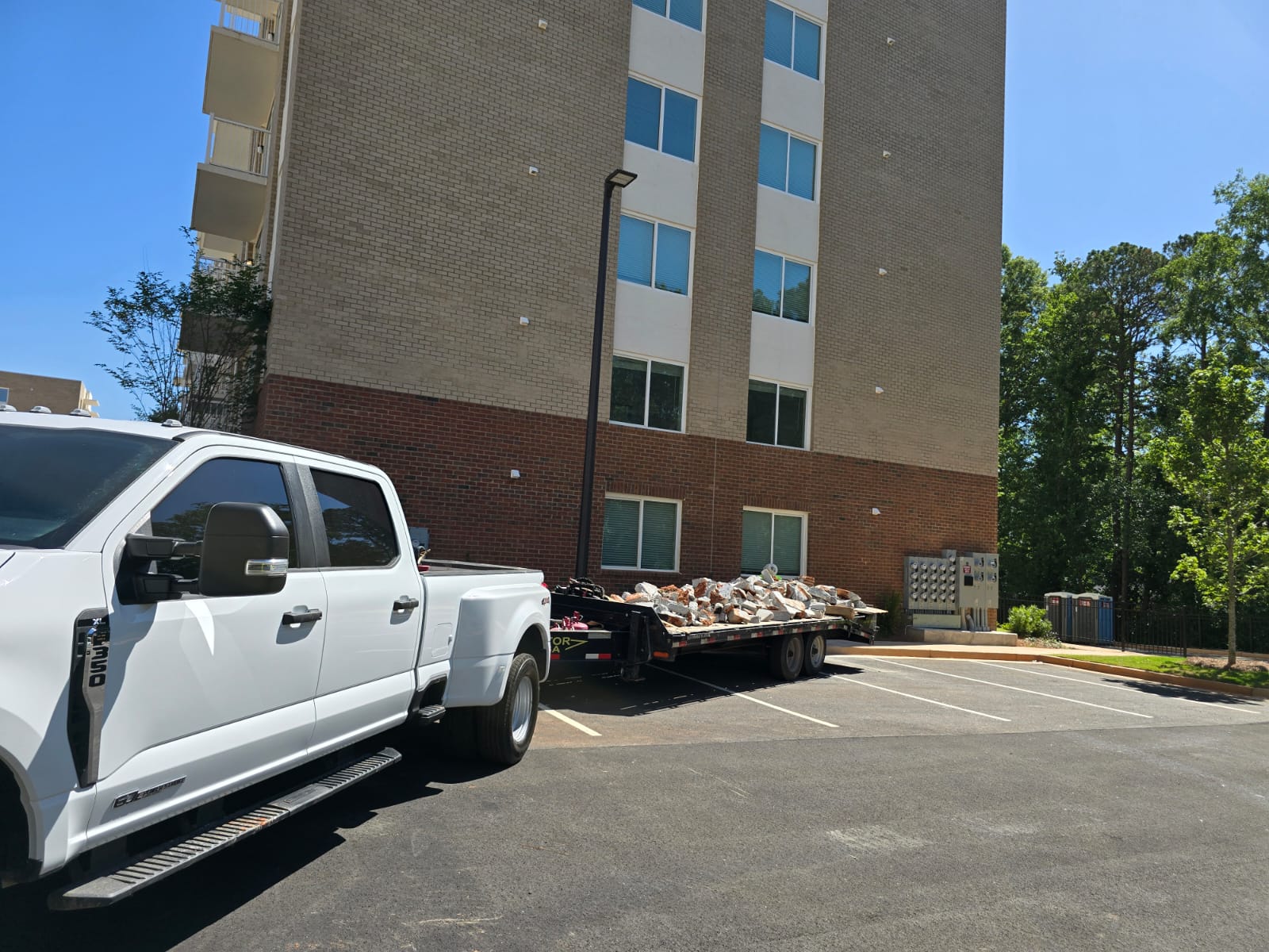 Commercial concrete demolition project