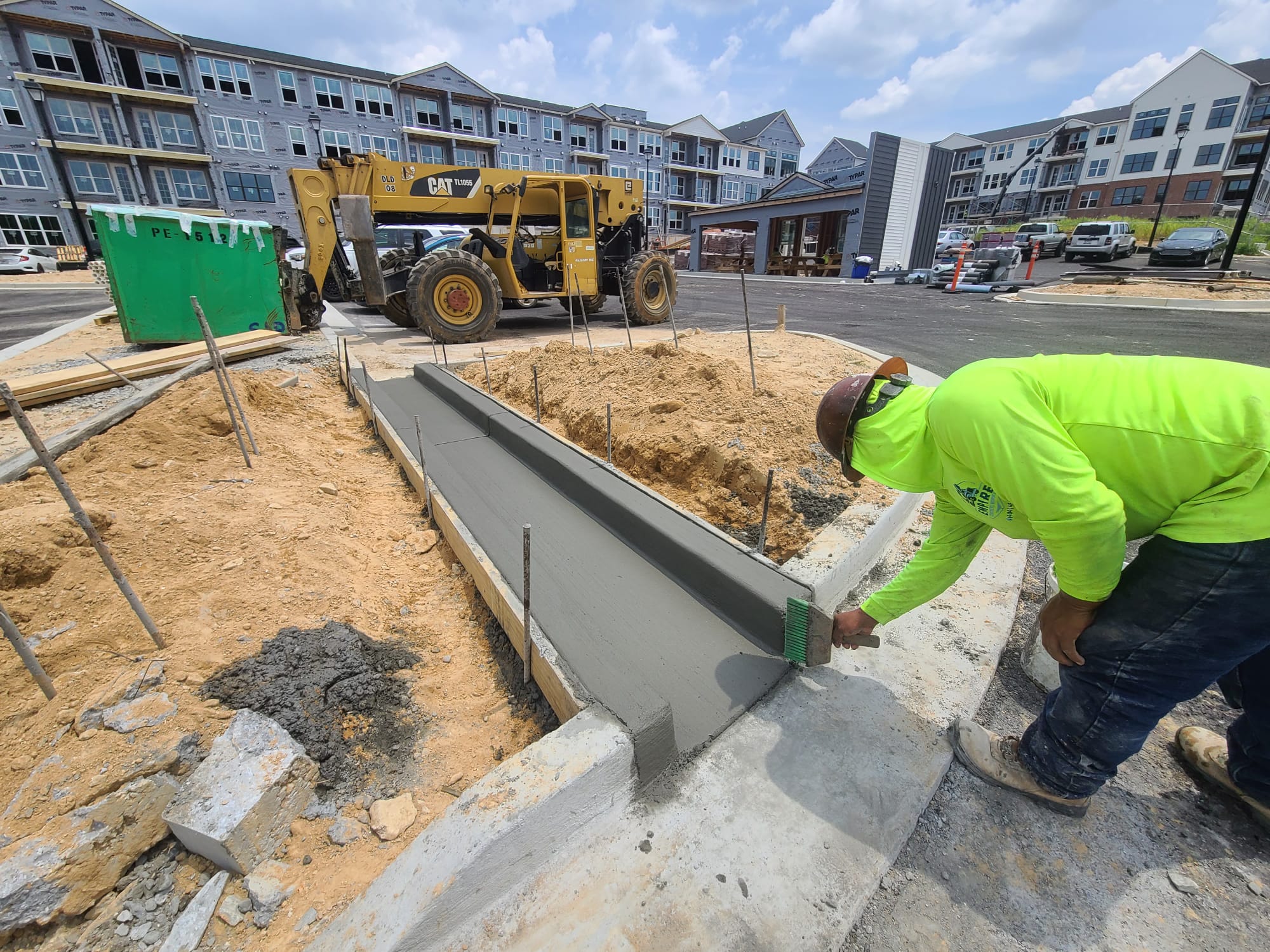 Concrete construction project in Holly Springs Georgia