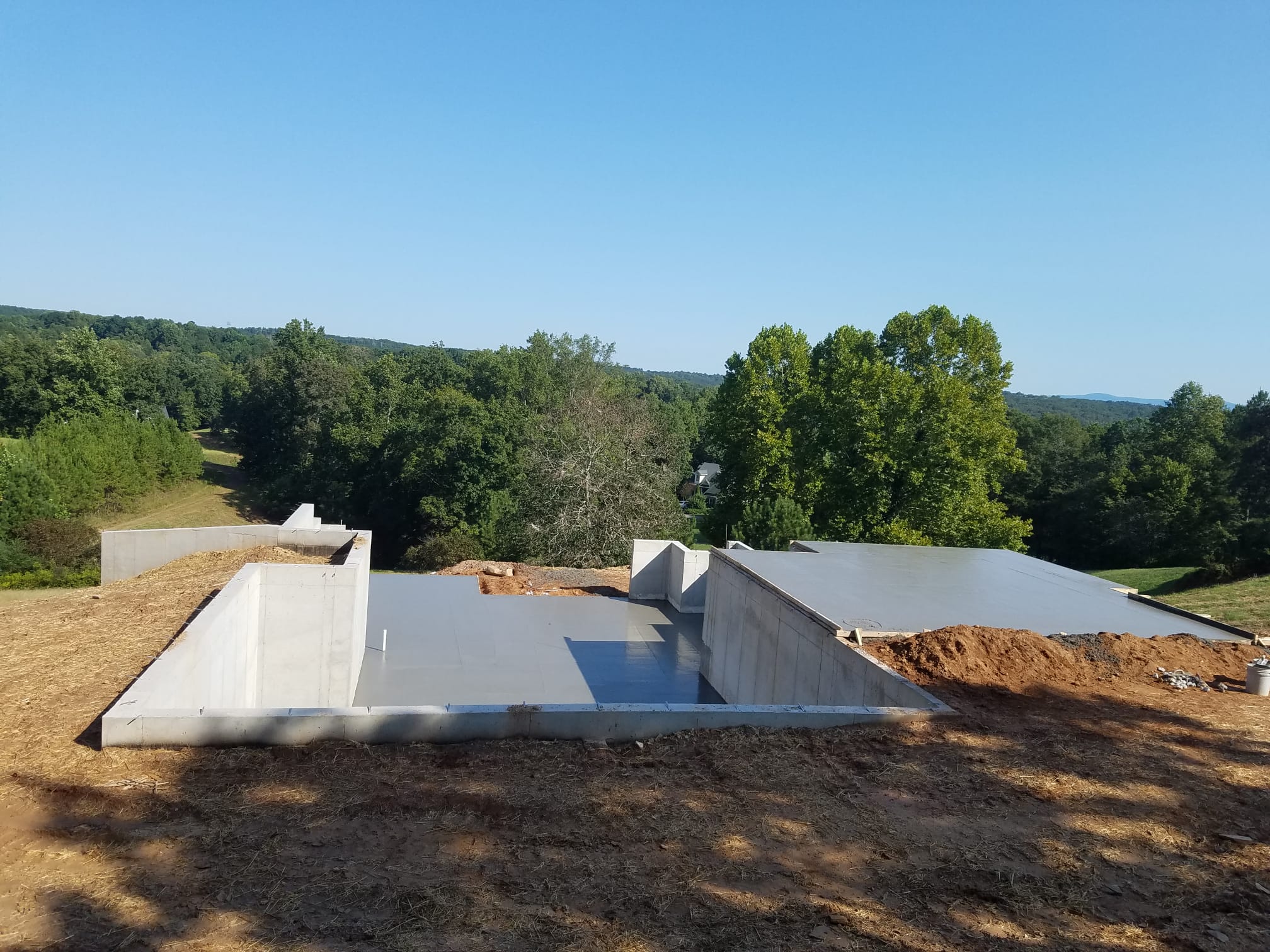 Concrete construction project in Acworth Georgia